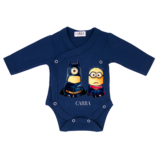 Carra Minions бебешко боди